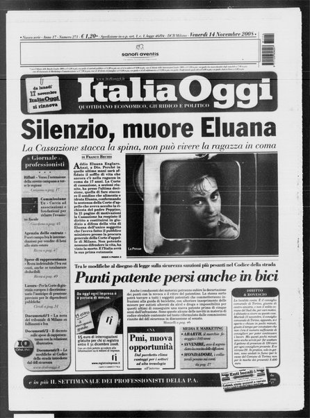 Italia oggi : quotidiano di economia finanza e politica